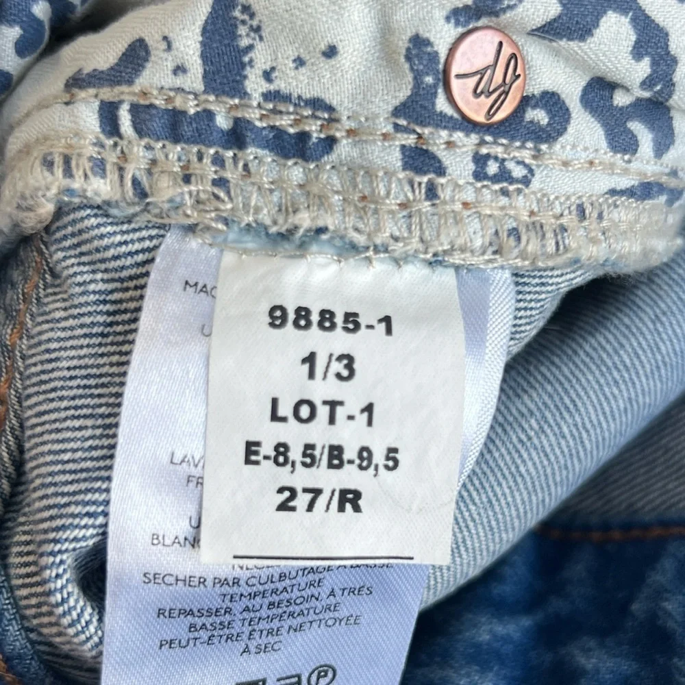 NWOT We The Free Cropped High Waist Extra Wide Leg Medium Wash Jeans Size 27 - Picture 5 of 9
